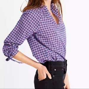Madewell Plaid Top
